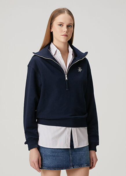 Lacivert Sweatshirt