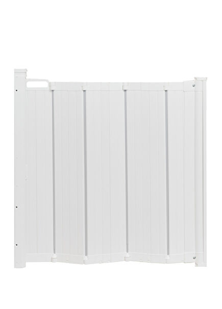 Alma White Foldable Baby and Child Safety Gate 55 - 89 cm