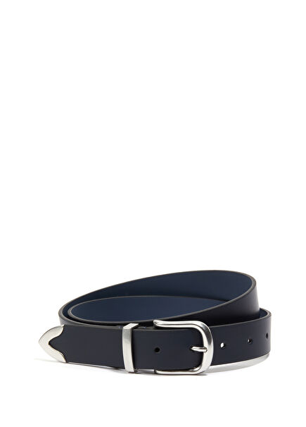 Brown Buckle Men's Nubuck Belt