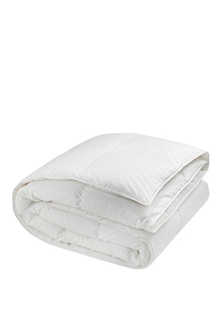Beyaz Nano Elyaf Lüks Çift Kişilik Otel Yorganı 195 x 215 cm