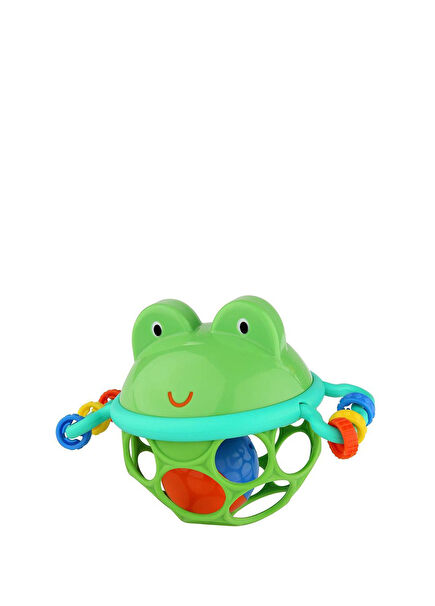 Oball Small Frog Rattle Toy