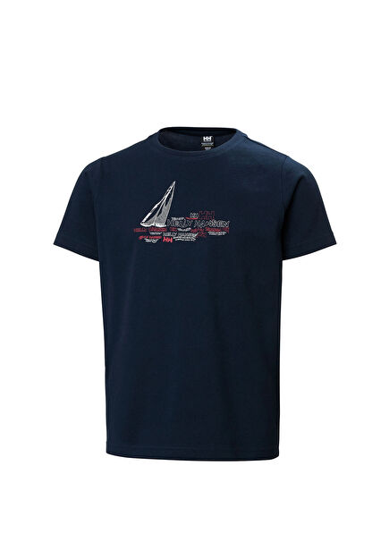 Jr HH Graphic Navy Kısa Kollu Unisex Çocuk T-Shirt