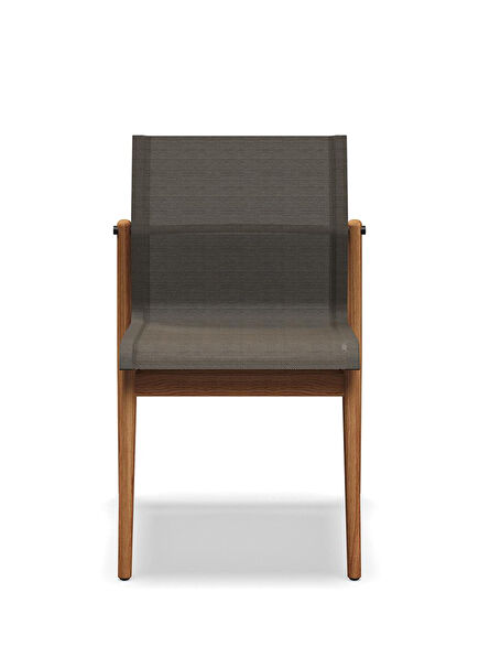 Sway Buffed Tik Ağacı Bahçe Sandalyesi