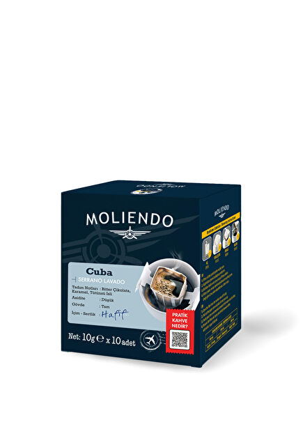 Cuba Serrano Lavado Practical Filter Coffee 10x10 gr