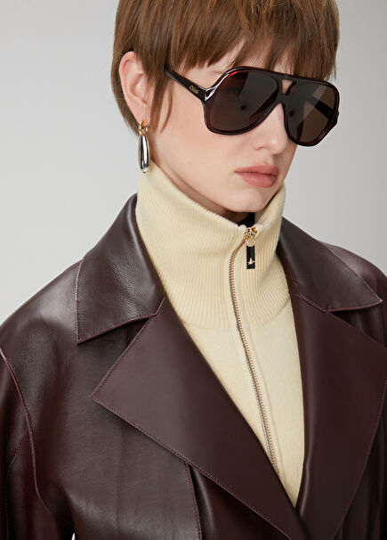 Two-Tone Two-Piece Women's Earrings