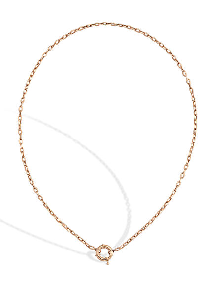 Kısa Köstek Zincir Kadın Altın Kolye