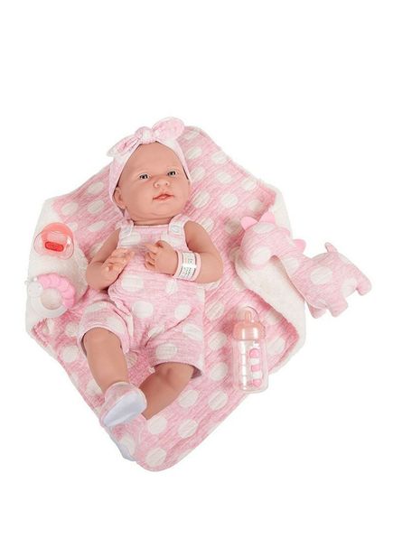 Pembe Dinozor Yenidoğan Oyuncak Model Bebek 38 cm