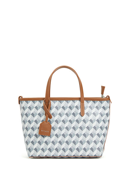 Monogram Gri Kadın El Çantası