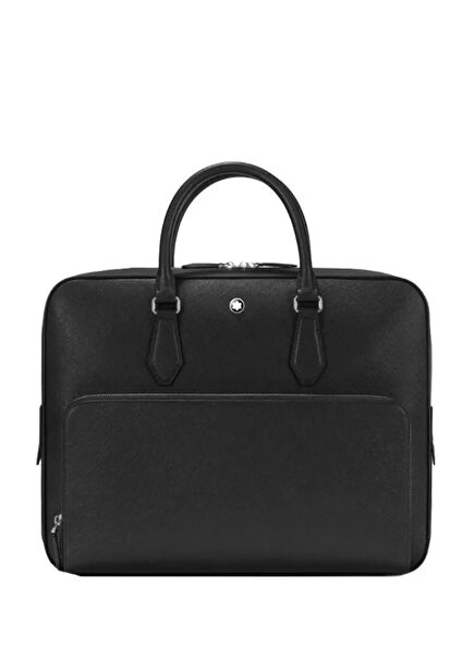 Black Mens Leather Briefcase