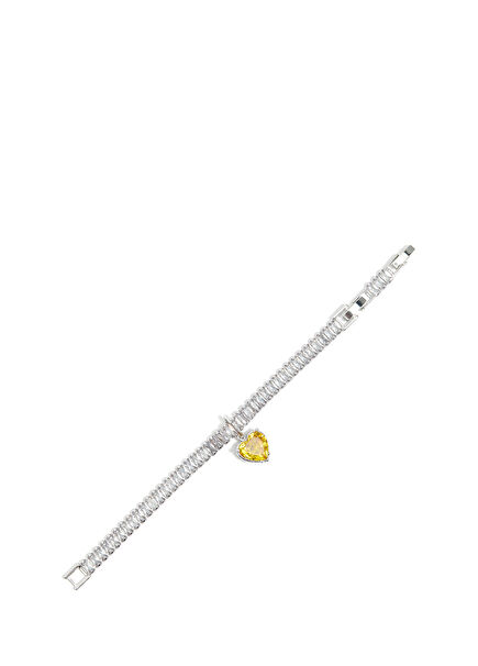 Kalpli Zirkon Taşlı Kadın Bileklik