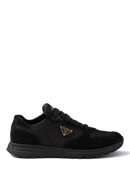 Prax 2.0 Black Re-Nylon and Suede Women's Sneakers
