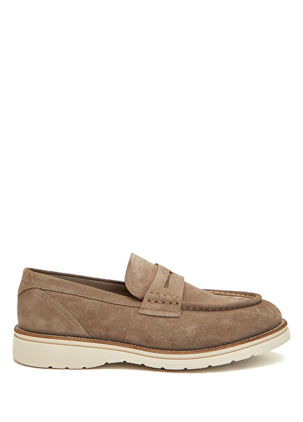 Mink Serrated Sole Men's Leather Shoes