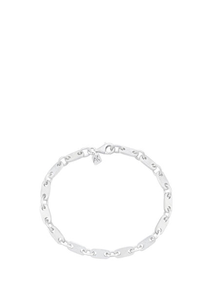 Initial 925 Ayar Gümüş Erkek Bileklik 