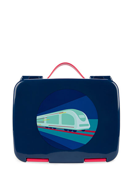 Spark Style Bento Train Patterned Children's Lunch Box