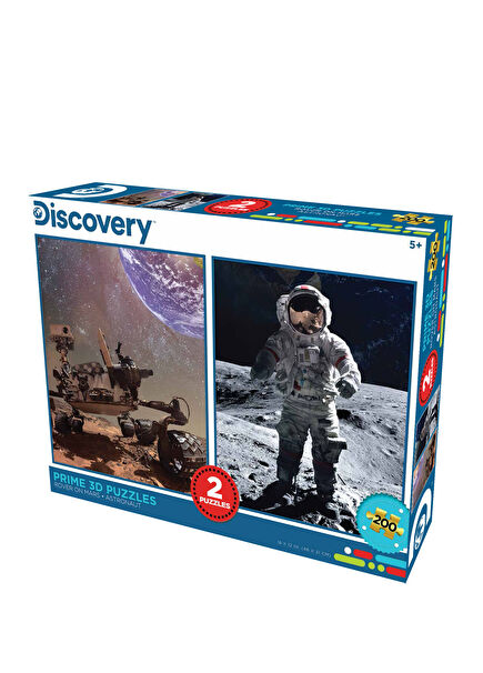 Discovery Mars Craft and Astronaut 200 Piece 2-piece 3D Puzzle