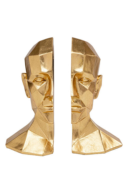 Bookend Face Kitap Tutucu