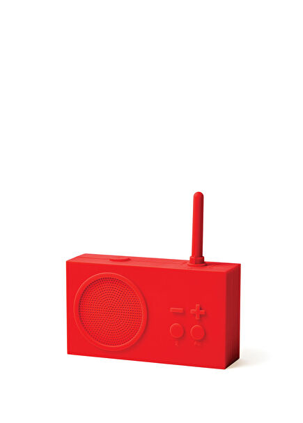 Tykho 3 Kırmızı Radyo ve Bluetooth Hoparlör