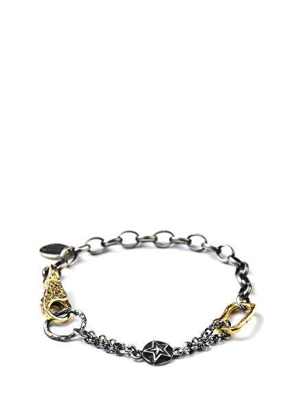 Tuonela Engraving 925 Sterling Silver Bracelet