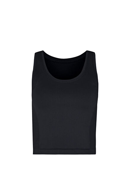 Athlete Seamless Workout Siyah Kadın Spor Atlet