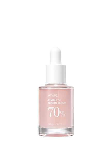 Peach 70% Niacinamide Serum Leke ve Geniş Gözenek Karşıtı Parlatıcı Şeftali Özlü Serum 30ml