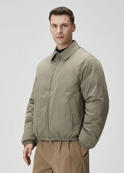 Açık Haki Puff Mont