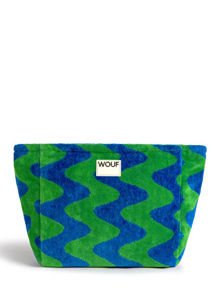 Goa Renkli Baskılı Kadın Makyaj Çantası 30 x 22 cm