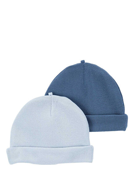 Blue Boy Baby 2-Piece Hat Set