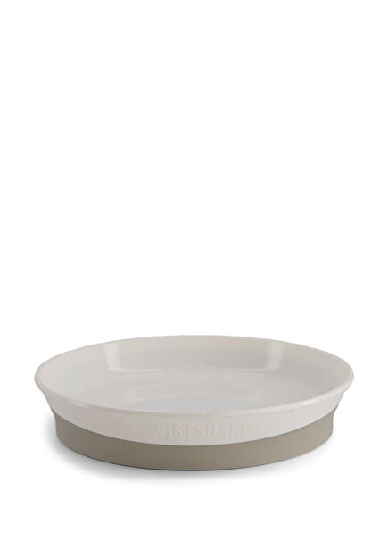 Beyaz Kapaklı Bebek Çocuk Tabağı