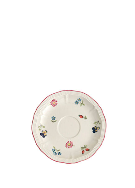 Petite Fleur Çiçek Desenli Porselen Kahve ve Çay Fincan Tabağı