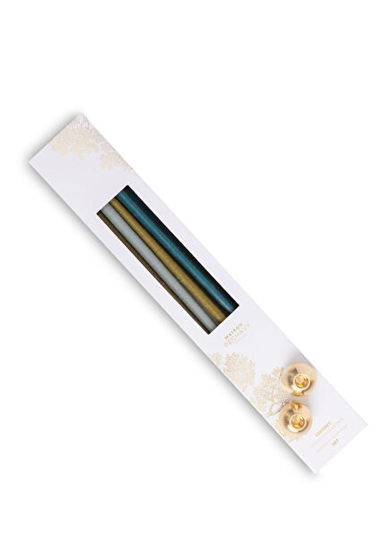 Victoria Azur Multicolored Candle Set