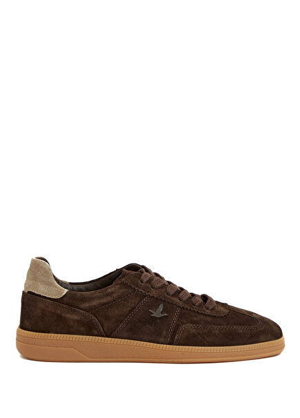 Brown Women's Leather Sneakers