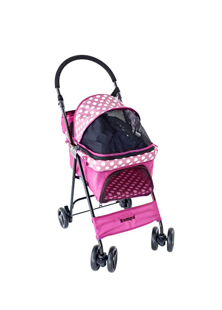 Perez Pink Cat and Dog Transport Trolley