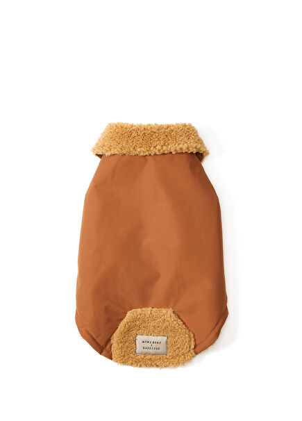 Mons Bons x Bassigue Kahverengi Çift Taraflı Kışlık Köpek Yeleği