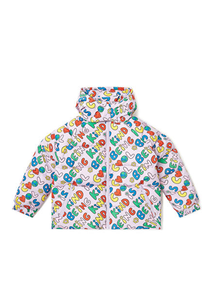 Mor Kız Çocuk Mont