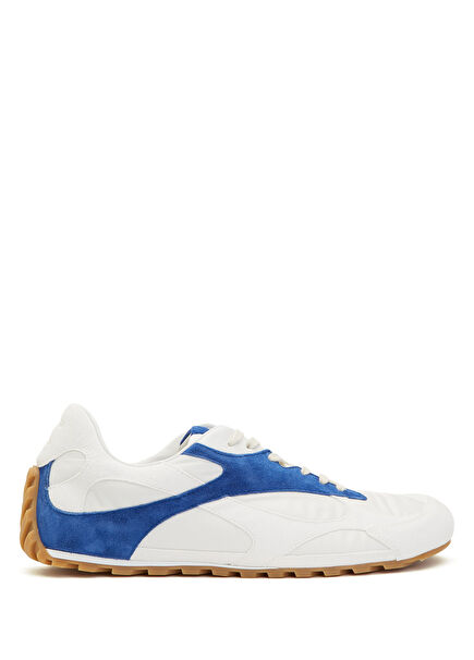 Orbit Beyaz Lacivert Erkek Deri Sneaker