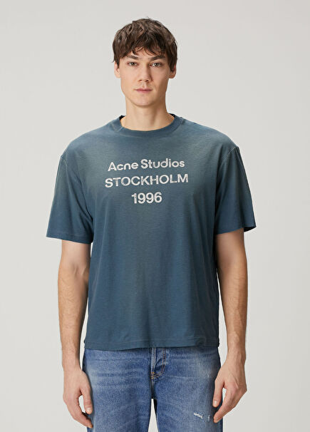 Mavi Organik Pamuk T-shirt