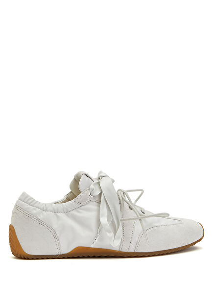 Emilee Beyaz Kadın Süet Sneaker