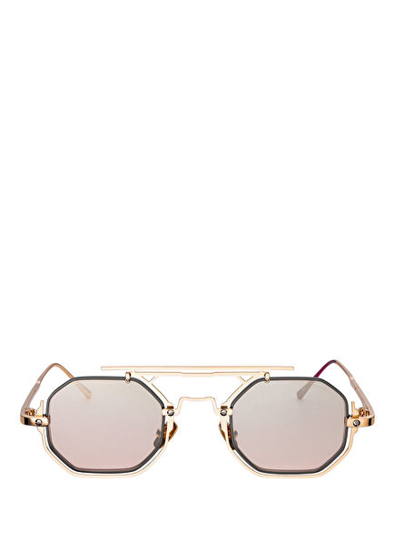 The Gizy Rose Gold Metal Unisex Güneş Gözlüğü