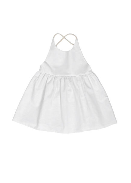 Elen White Girls' Dress