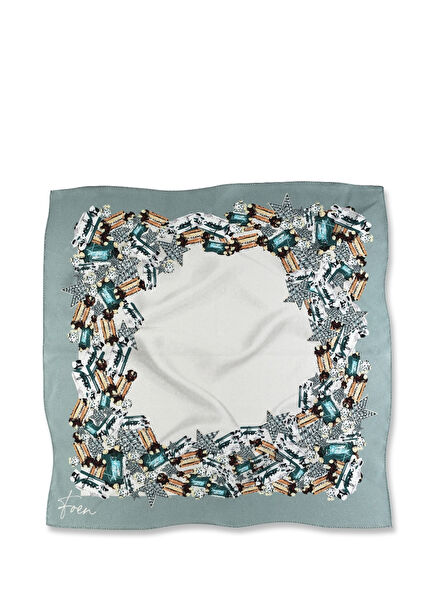 Baguette Ice Crepe Satin Women's Scarf