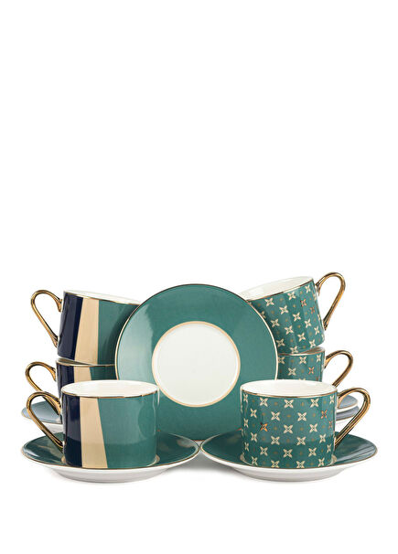 Mademe Chic 6'lı Porselen Kahve Fincanı