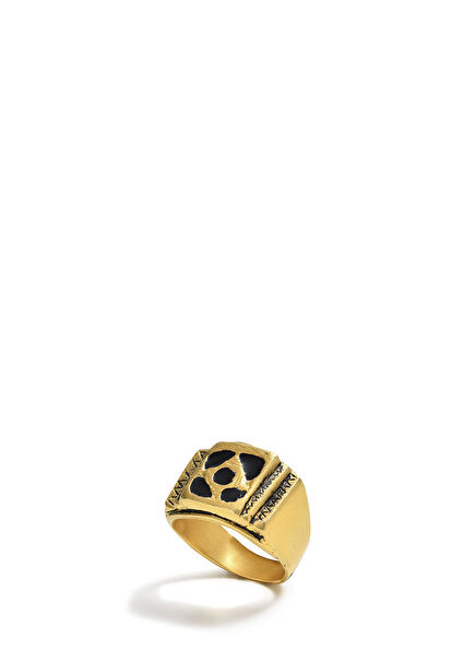 Renewal King Women's Gold-Plated Silver Ring