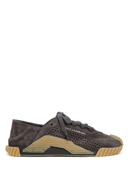 Ns1 Grey Beige Men's Leather Sneaker