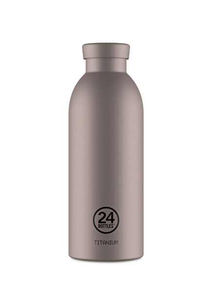 Gri Titanium Bottle Çelik Termos 500 ml