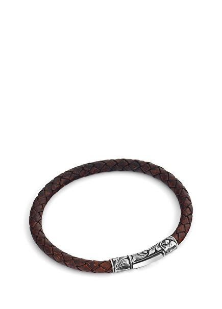 Hamper Antique Blue Men's Silver Bracelet