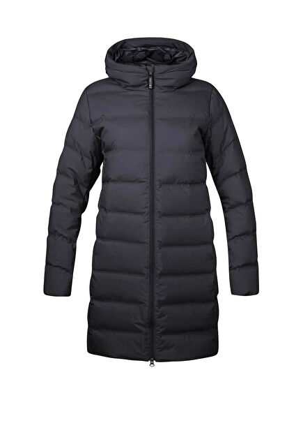 Gaia Anthracite Kapüşonlu Kadın Outdoor Mont