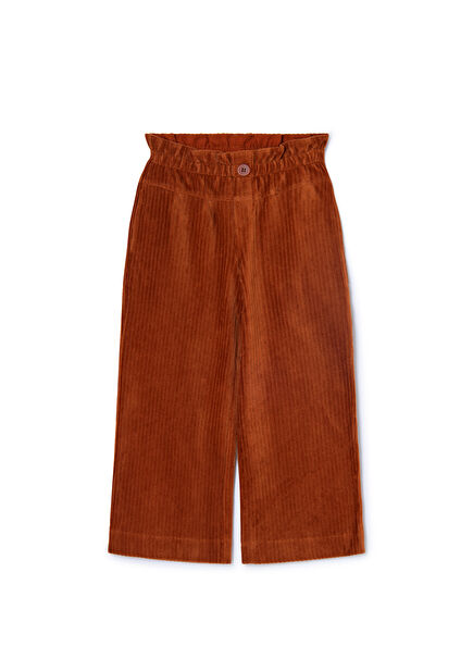 Grace Brown Girls Organic Cotton Pants