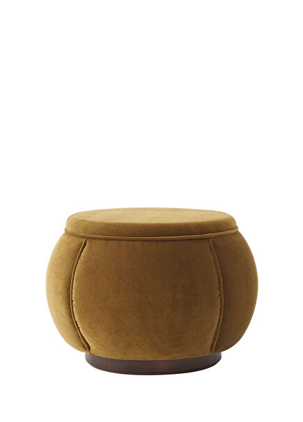 Ottoman Green Velvet Pouf