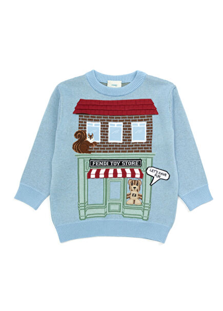 Blue Boys' Sweater