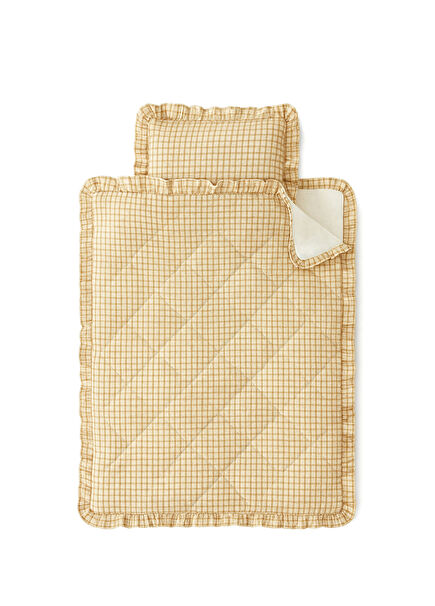 Ninova Kareli Pamuklu Bebek Çocuk Uyku Seti